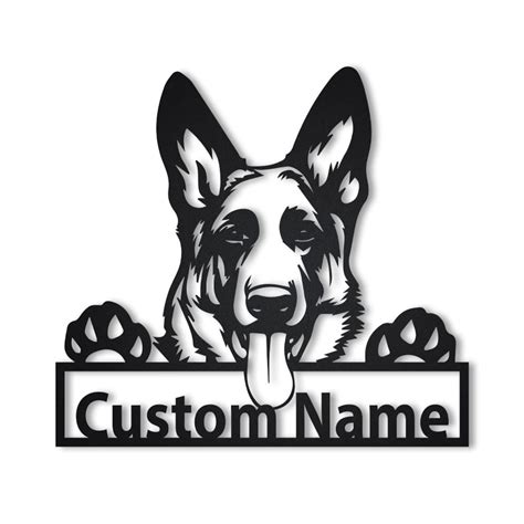 personalized dog metal signs